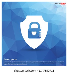 vector shield lock Icon - Free vector icon