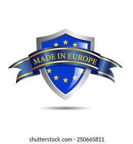 Vector shield made in Europe