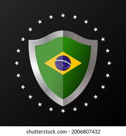 estilo vectorial 3d de Brasil