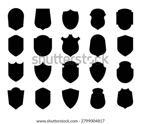 Vector Shields Set ,20 shields