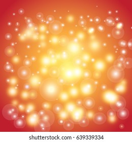 Vector shimmering mysterious background with luminous circles