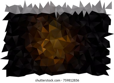  vector shining triangular template. Colorful abstract illustration with gradient. The template can be used as a background for cell phones.