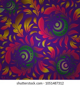 Vector shiny backdrop. Art deco style. Texture of motley foil. Abstract violet, green and yellow geometric modern design. Circles seamless pattern.