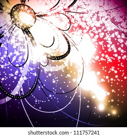 Vector shiny background