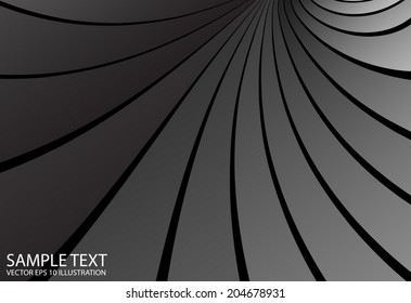Vector shiny background abstract slide illustration - Abstract vector dark background    curvatures