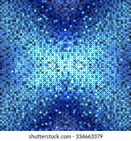 Vector shiny background with blue sequins