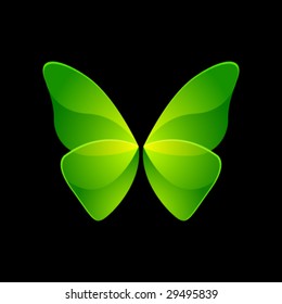 Vector Shiny Butterfly