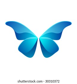 Vector Shiny Butterfly