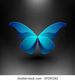 Vector Shiny Butterfly