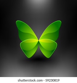 Vector Shiny Butterfly