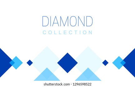 Vector shiny crystal diamonds template with brand name, jewelry background, gem geometric label pattern. Elegant rich luxury symbol design for social media, shop, web, banner, poster, promotion, ad