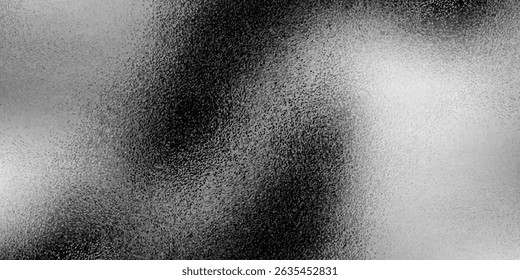 Vector shiny foil or silver metallic pattern. Texture of transparent, matte white and grey frosted glass, blur effect