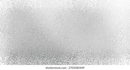 Vector shiny foil or silver metallic pattern. Texture of transparent, matte white and grey frosted glass, blur effect

