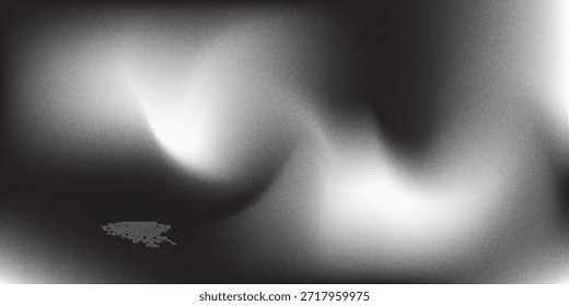 Folha brilhante do vetor ou padrão metálico prata. Textura de vidro fosco transparente, branco fosco e cinza, efeito de desfoque
