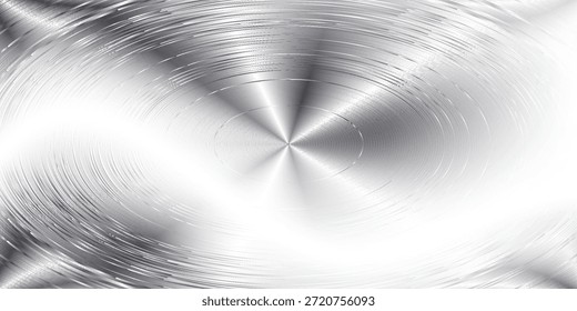 Folha brilhante do vetor ou padrão metálico prata. Textura de vidro fosco transparente, branco fosco e cinza, efeito de desfoque