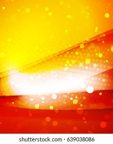 Vector shiny glittering light abstract background