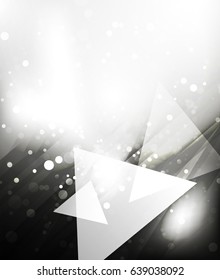 Vector shiny glittering light abstract background