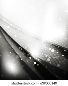 Fondo abstracto de luz brillante vectorial
