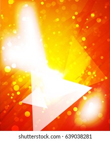 Vector shiny glittering light abstract background