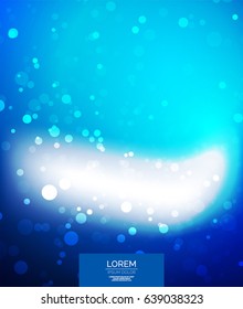 Vector shiny glittering light abstract background