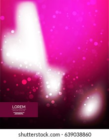 Vector shiny glittering light abstract background