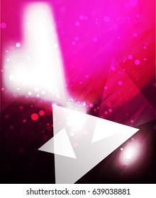 Vector shiny glittering light abstract background
