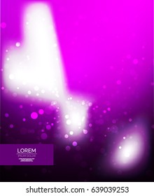 Vector shiny glittering light abstract background