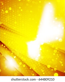 Fondo abstracto de luz brillante vectorial