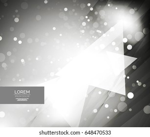 Vector shiny glittering light abstract background