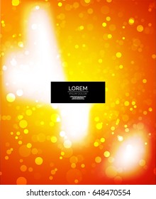 Vector shiny glittering light abstract background