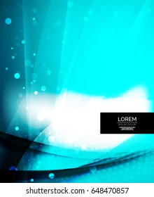 Fondo abstracto de luz brillante vectorial