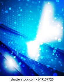 Vector shiny glittering light abstract background