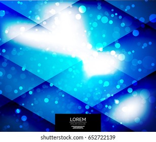 Vector shiny glittering light abstract background