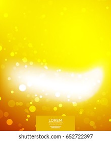 Vector shiny glittering light abstract background