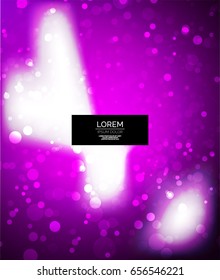 Fondo abstracto de luz brillante vectorial
