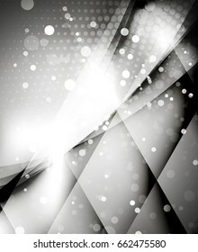 Vector shiny glittering light abstract background