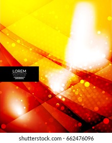 Vector shiny glittering light abstract background