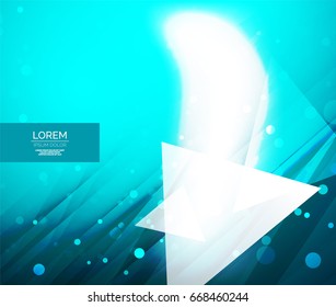 Fondo abstracto de luz brillante vectorial