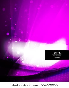 Vector shiny glittering light abstract background
