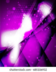 Vector shiny glittering light abstract background