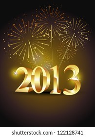 diseño vectorial brillante de año nuevo