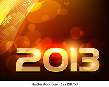 diseño de año nuevo brillante vectorial