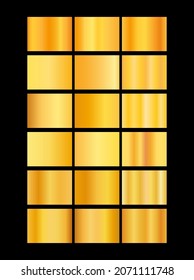 Vector shiny hologram and metalic gradient collection for border, frame, ribbon, label design