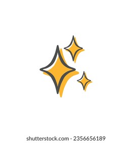 Vector shiny icon vector on white background