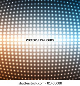 Vector shiny lights. EPS10 illustration