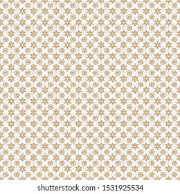 Vector shiny metal surface seamless pattern. Abstract golden elements on a background.