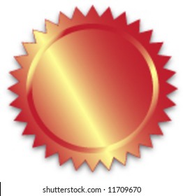 Vector Shiny Red Seal