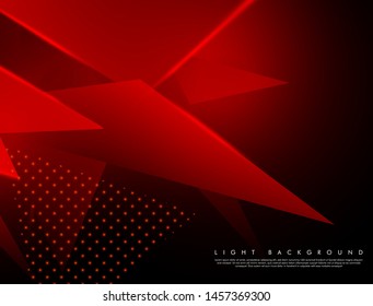 vector shiny red triangle graphics. 3D vector illustration. Modern geometric backgrounds. match the background of your abstract design. vector esp 10