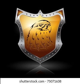 Vector shiny Shield