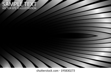 Vector shiny silver background illustration - Vector metal reflected background template